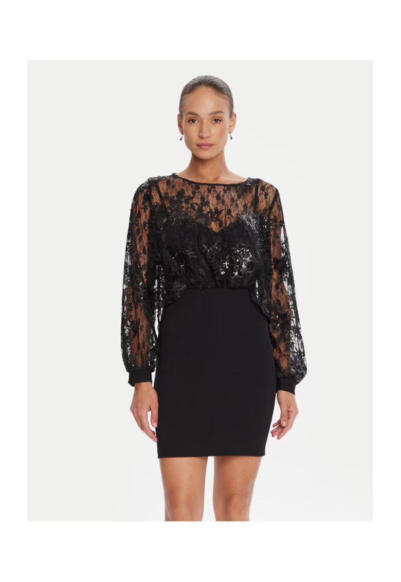 Rinascimento Rochie cocktail Dama - negru - 95% poliester - 5% elastan