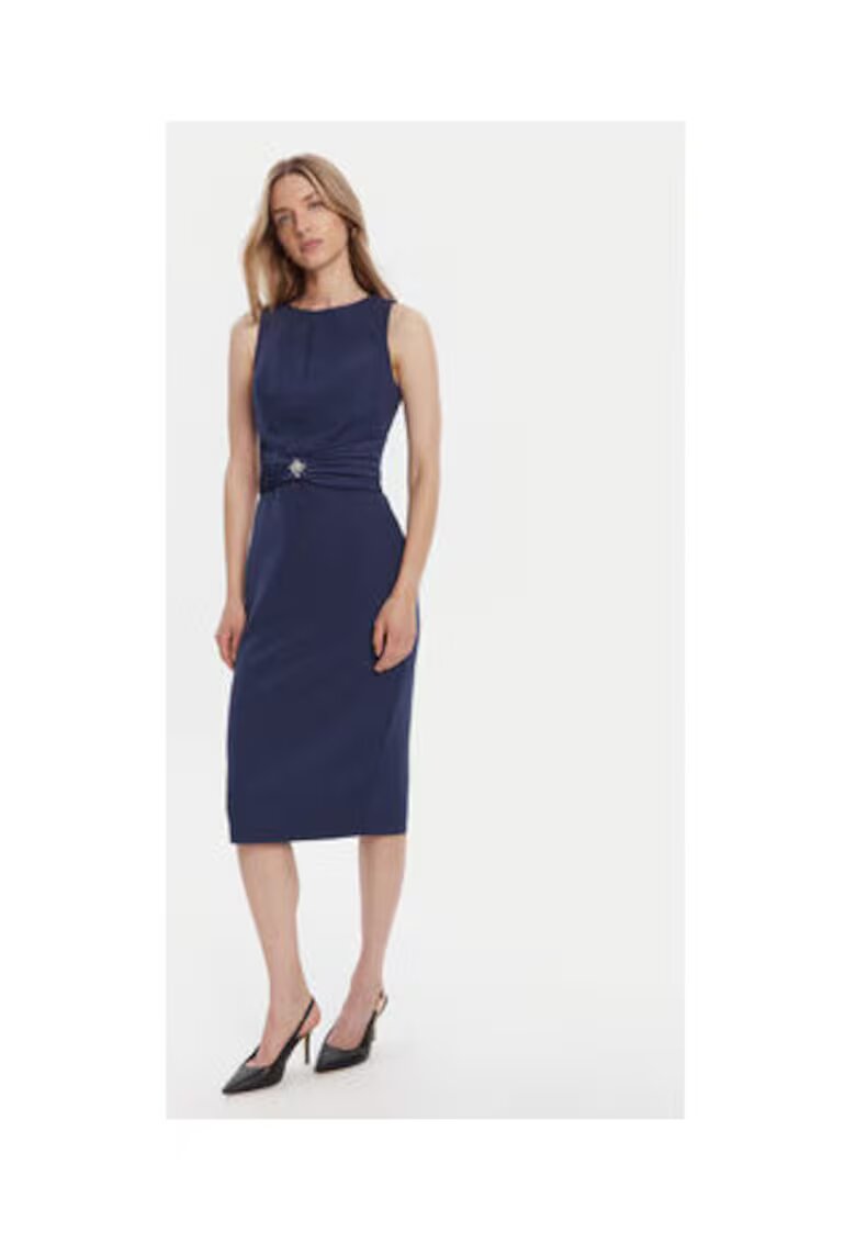 Rinascimento Rochie de cocktail - bleumarin - poliester si elastan -
