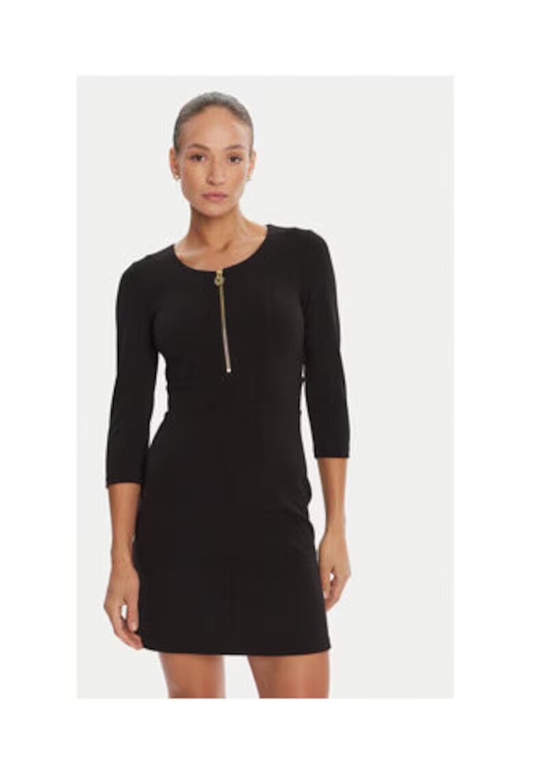 Rinascimento Rochie de cocktail neagra - 95% poliester - 5% elastan