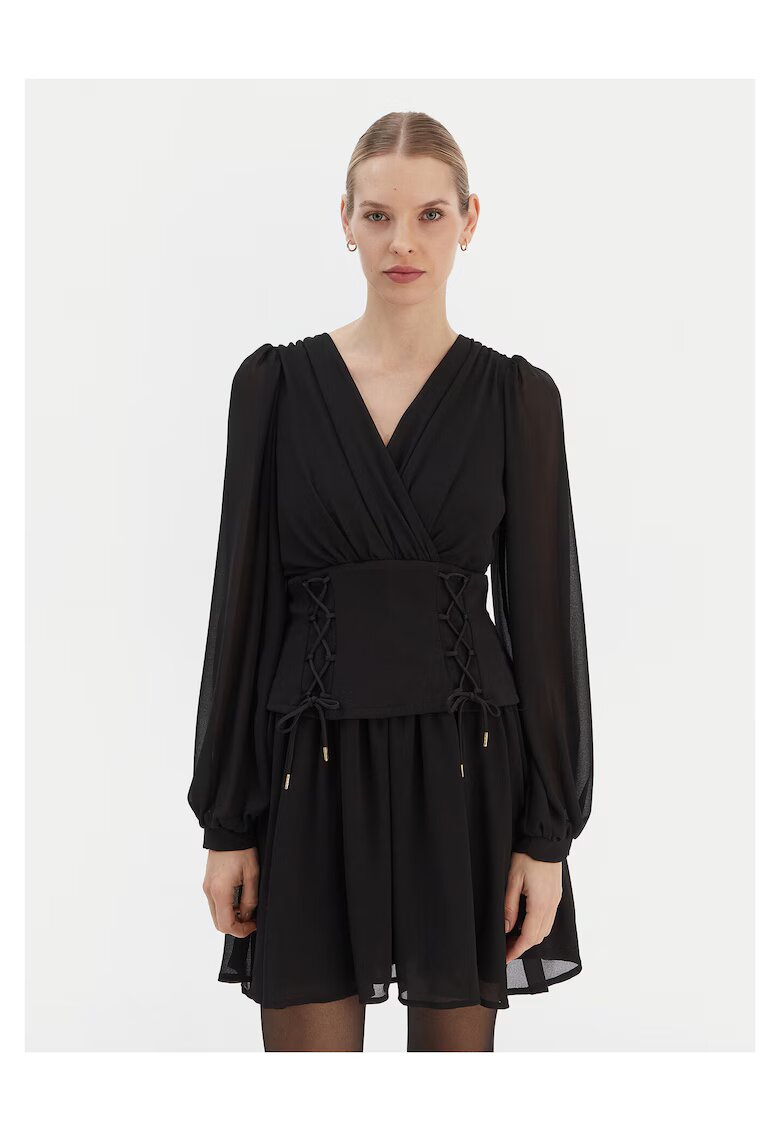 Rinascimento Rochie de cocktail - neagra - fabrica usoara