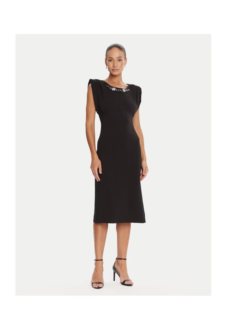 Rinascimento Rochie de cocktail - negru - fabrica de calitate - midi