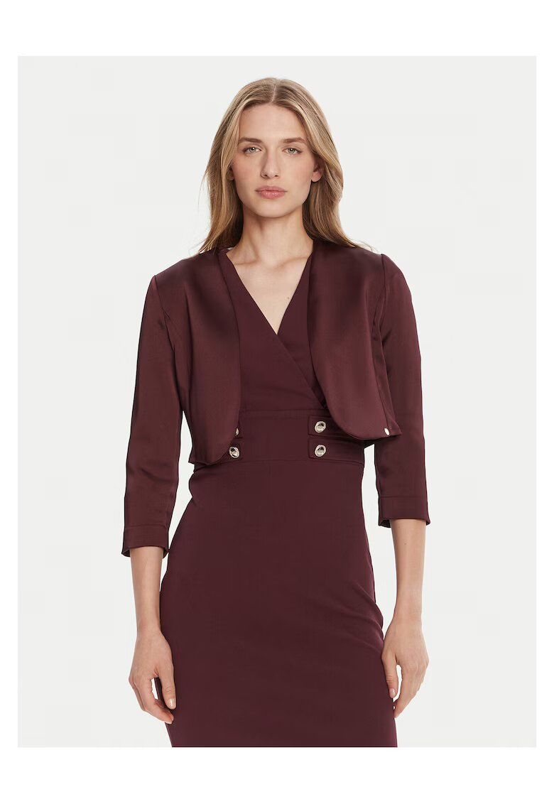 Rinascimento Sacou dama bolero - bordo - fabricat de calitate