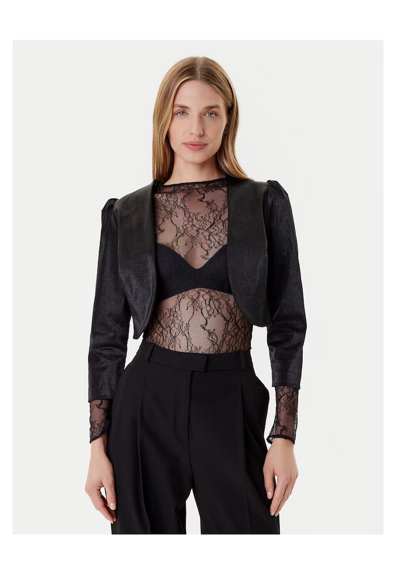 Rinascimento Sacou dama bolero - negru - fabricat de calitate