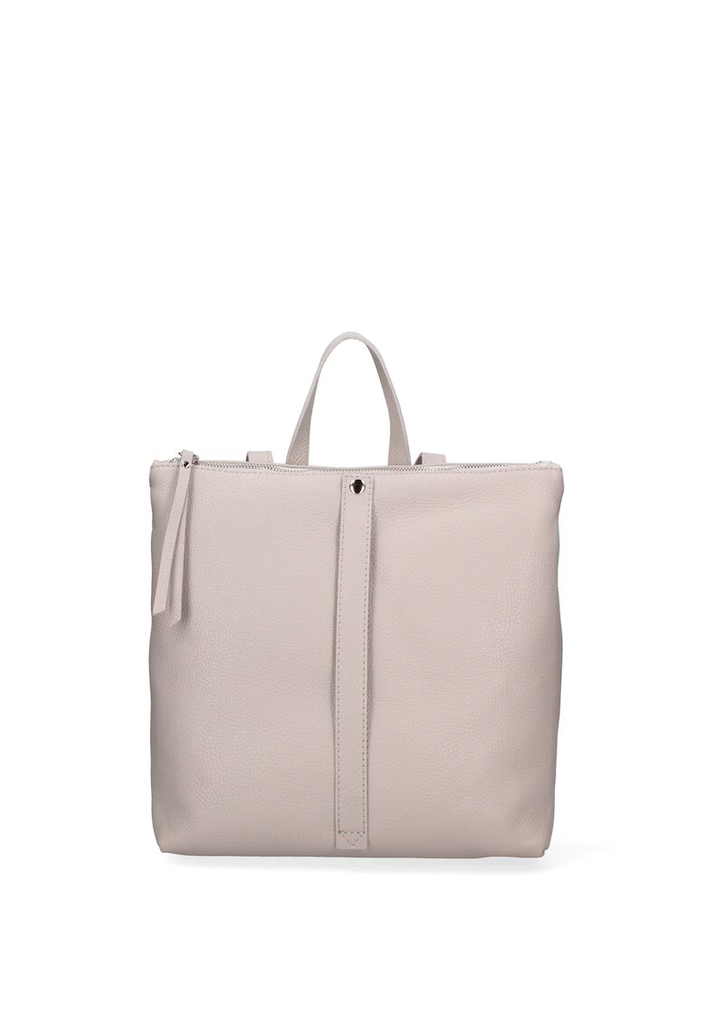 Roberta Rossi Rucsac de piele cu aspect texturat 27165 - Gri deschis