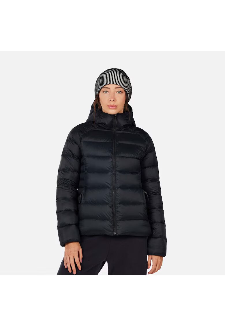 Rossignol Geaca ski W ARETU DOWN HOODIE JKT - cu puf - negru - pentru dama - Negru