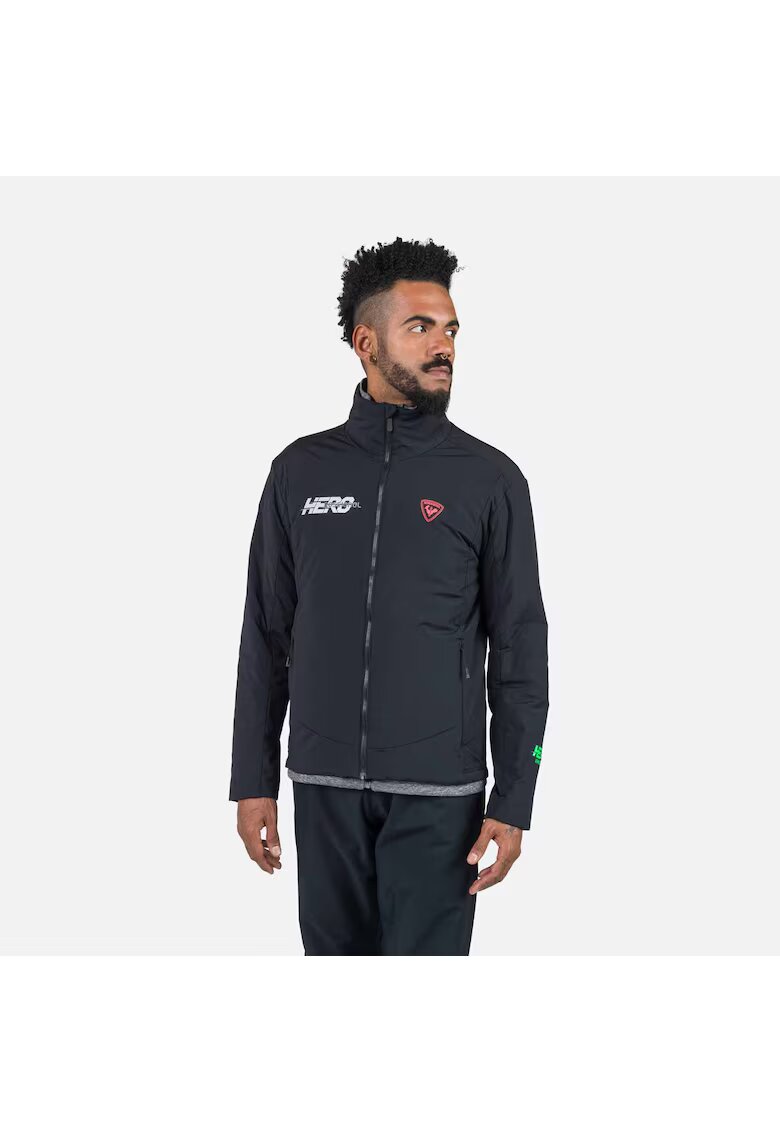 Rossignol Jacheta New Hero Opside - cu fermoar - negru - pentru barbati