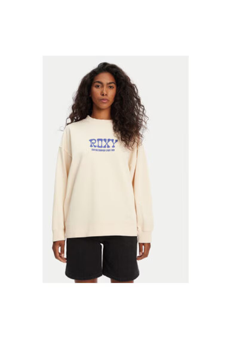 Roxy Hanorc dama ERJFT04941 - Bumbac/Poliester - Bej - Bej