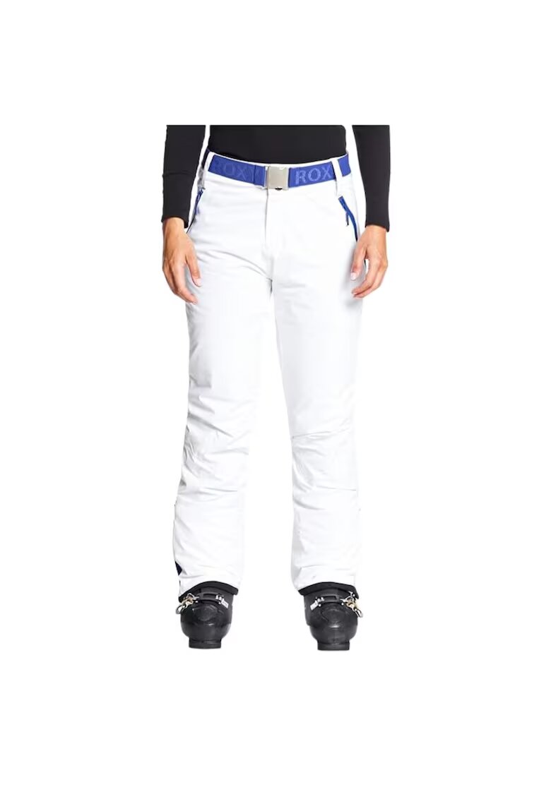Roxy Pantaloni de schi pentru femei - Poliester - Albqwdfxzg - Alb