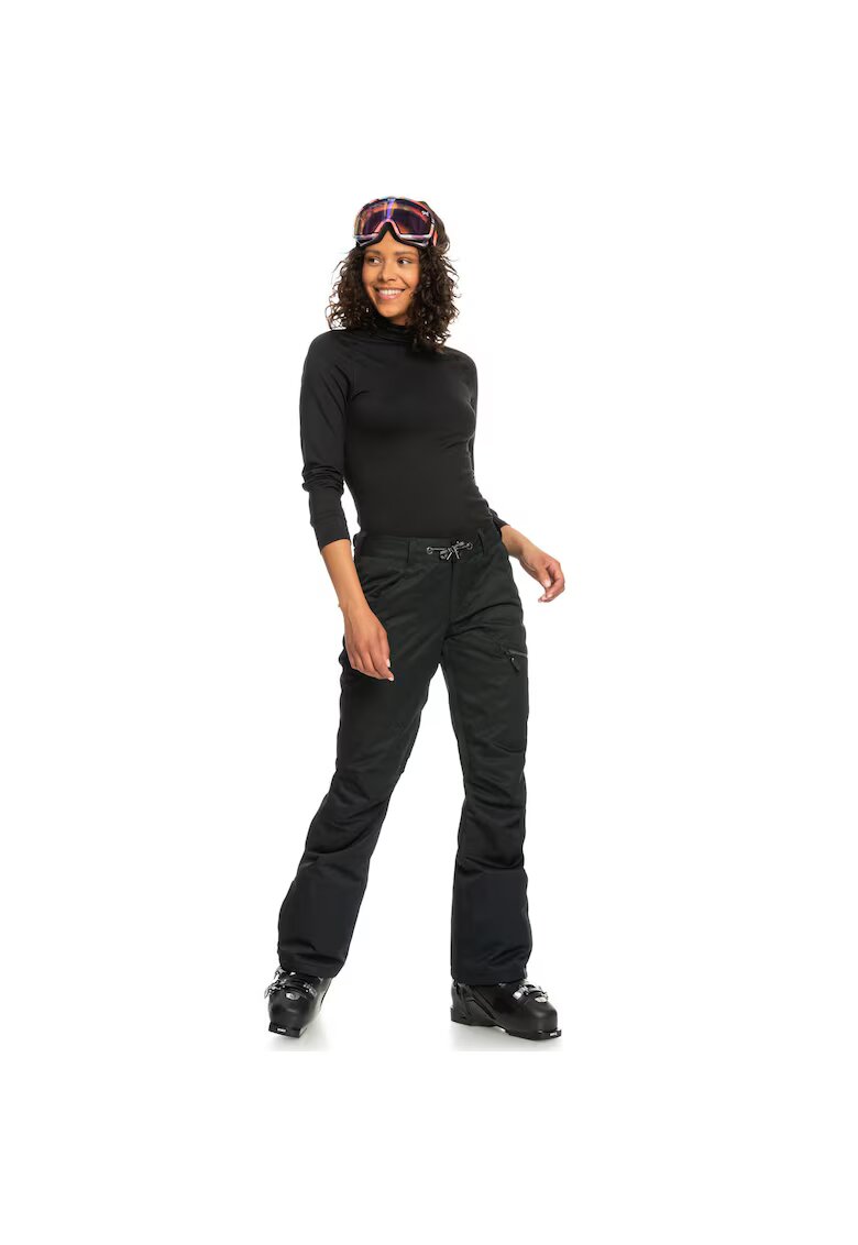 Roxy Pantaloni de ski Poliester - Roz - Negru