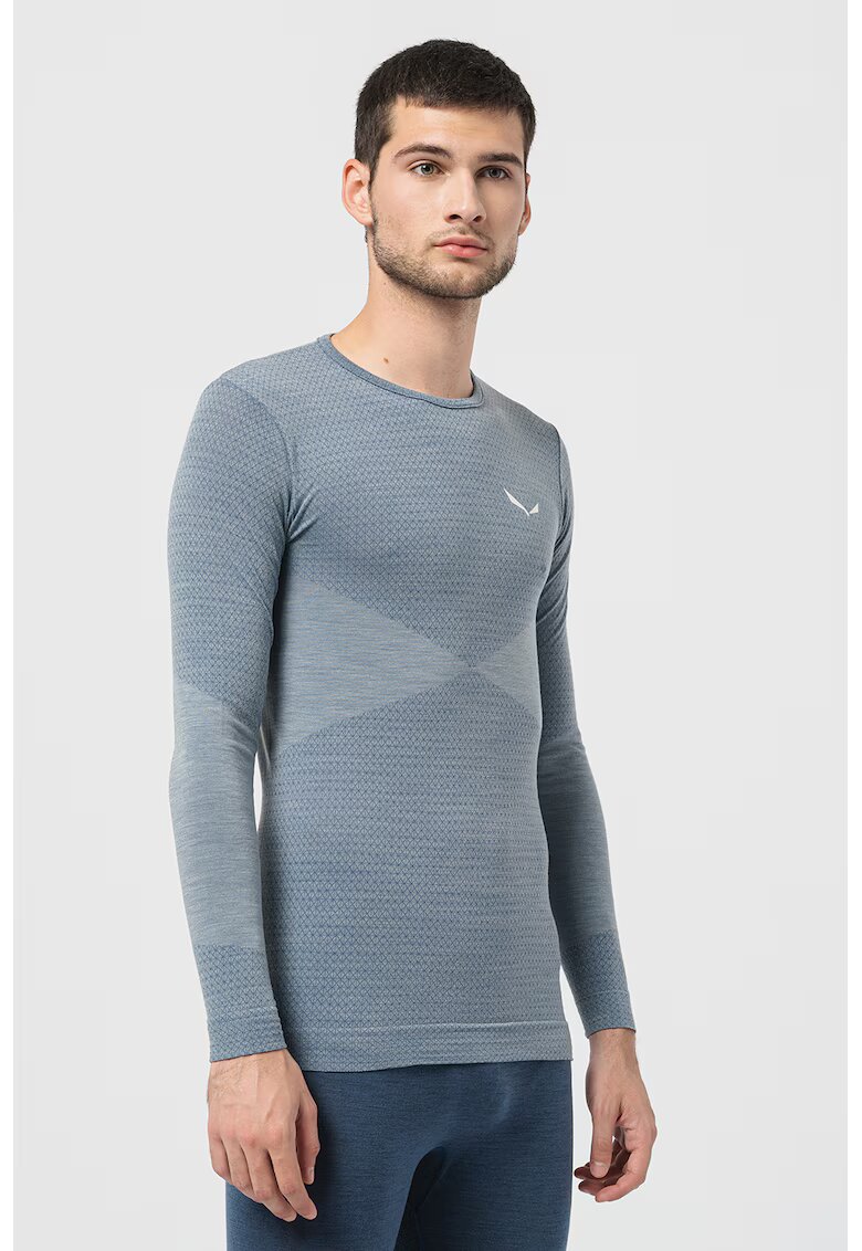 Salewa Bluza termica pentru schi Zebru - Albastru prafuit