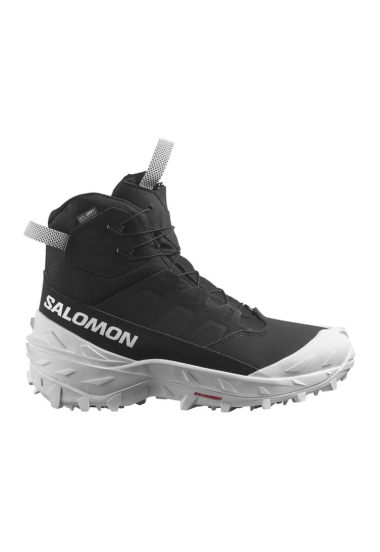 Salomon Ghete impermeabile pentru drumetii CrossTrak Powder - Negru/Alb murdar