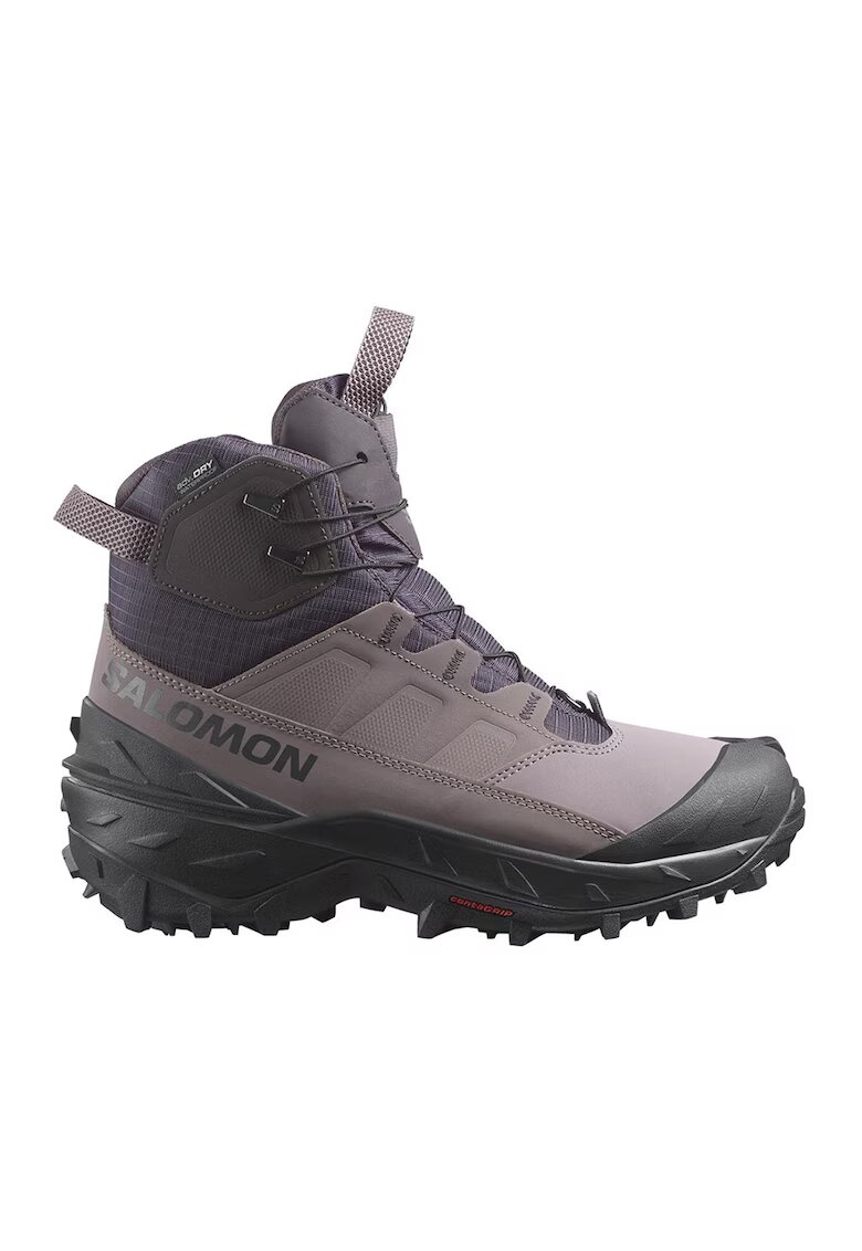 Salomon Ghete impermeabile pentru drumetii CrossTrak Powder - Negru/Grej