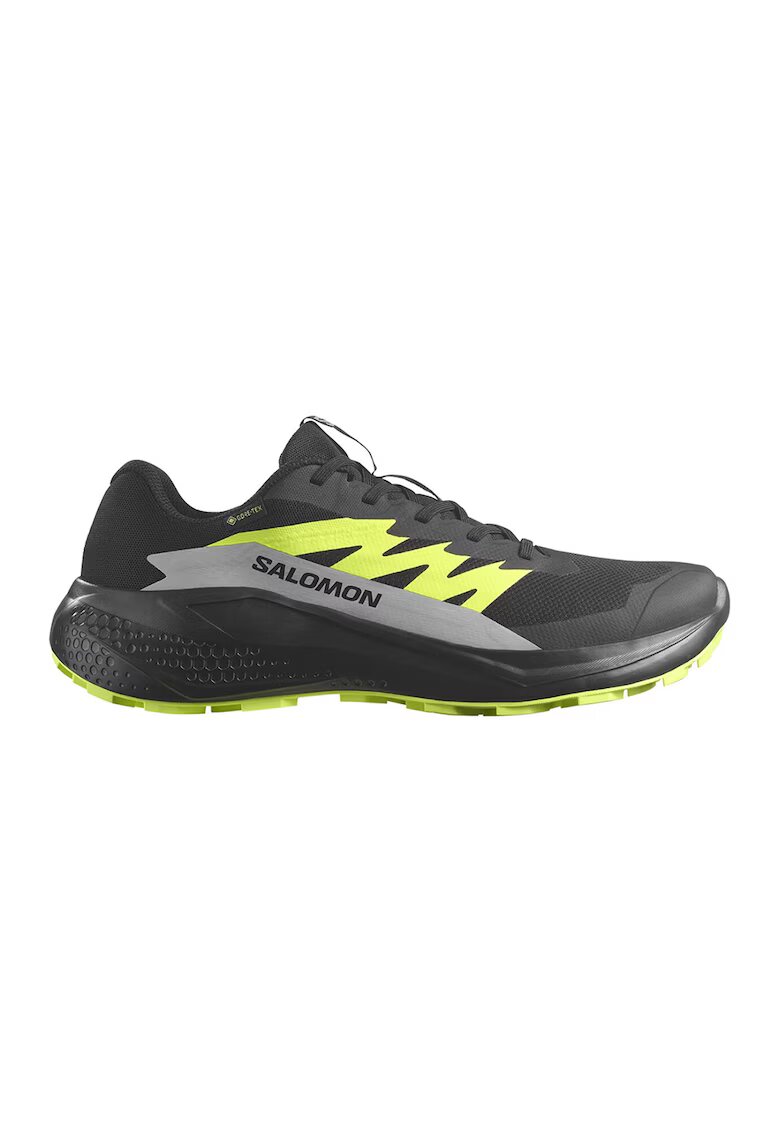 Salomon Pantofi cu tehnologie Gore-Tex pentru alergare pe teren accidentat Alphaglide - Negru/Verde lime