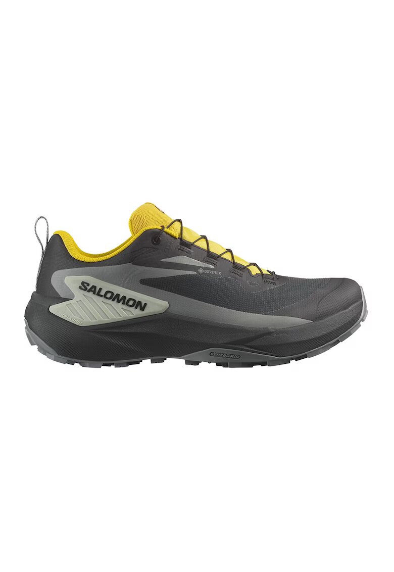 Salomon Pantofi Genesis GTX pentru alergare trail - Negru/Galben/Gri cenusiu
