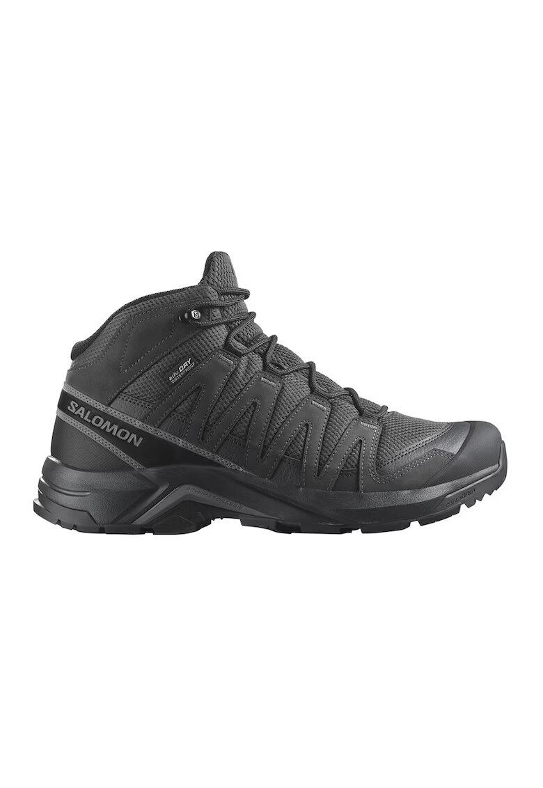 Salomon Pantofi mid-cut cu tehnologie Gore-Tex® pentru drumetii X-Adventure Recon - Negru stins