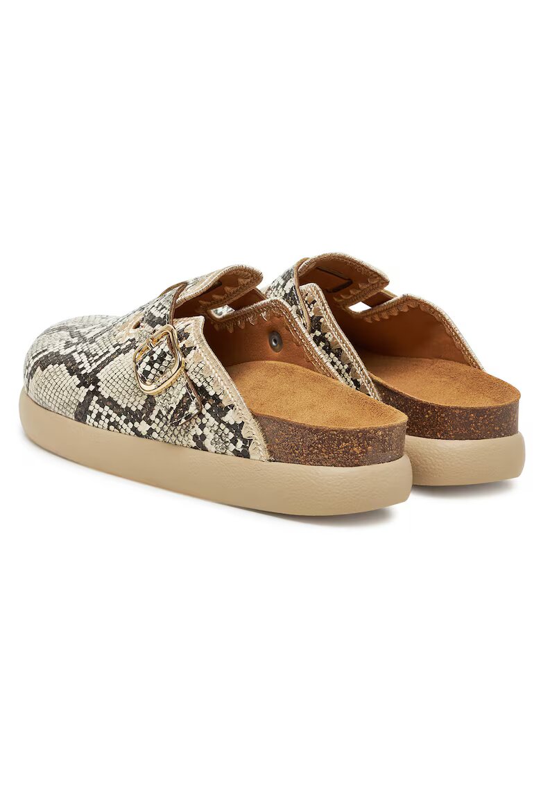 Scholl Saboti dama - model Noelle Chunky - piele ecologica - Off White