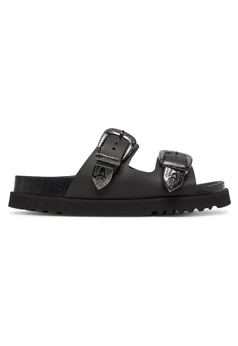 Scholl Slapi dama model 1004 Irving - piele naturala - negru