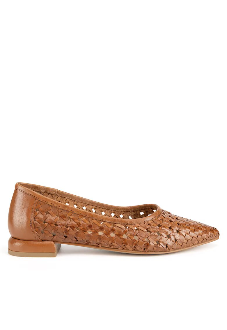Sergio Bardi Balerini dama - piele naturala - maro