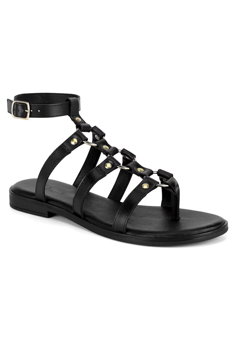 Sergio Bardi Sandale dama - WI16-D1034-01SB - piele naturala - negru