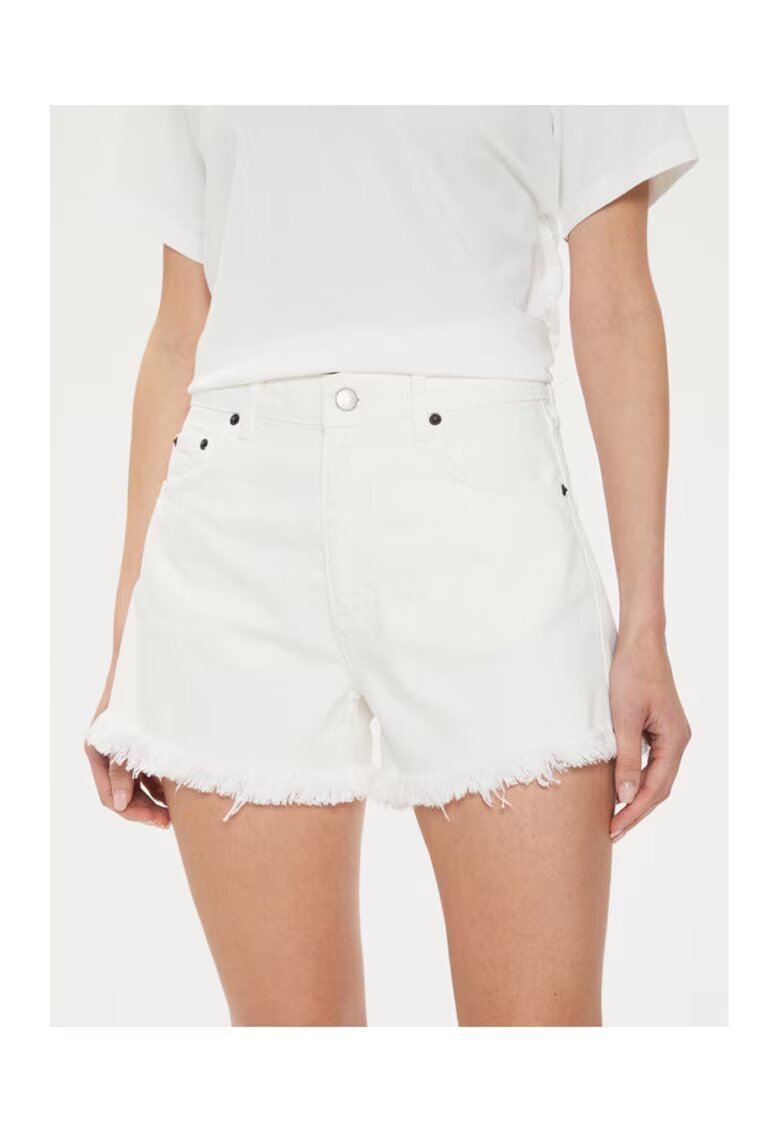 Sisley Pantaloni dama - 210570 - Alb - Bumbac