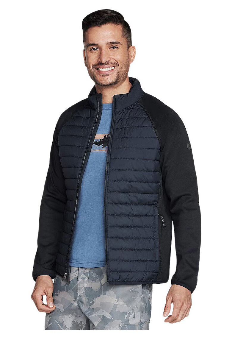 Skechers Geaca barbati GOshield Hybrid Jacket 2.0 - Negru