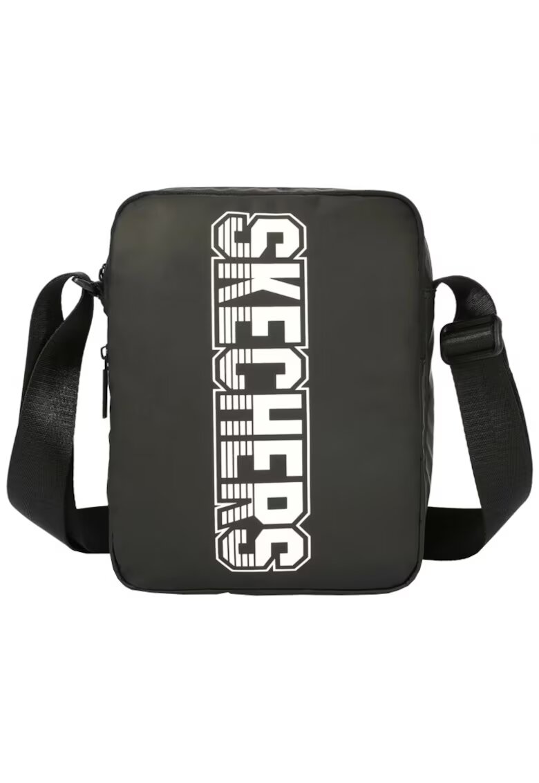 Skechers Geanta unisex Compton Reporter - poliester - neagra - dimensiune unica