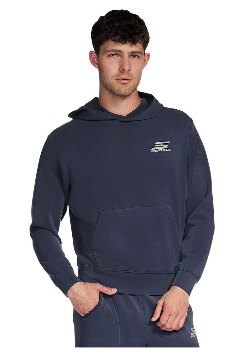 Skechers Hanorac barbati SKECHCLOUD Elevate Hoodie - Albastru
