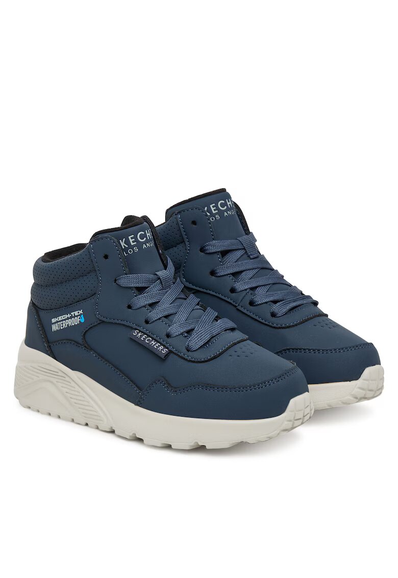 Skechers Pantofi copii - piele ecologica - albastru - Albastru