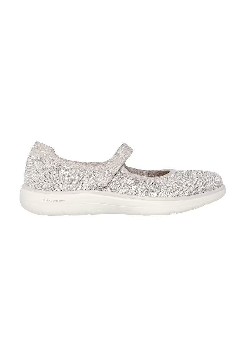 Skechers Pantofi Mary Jane On The Go Flex Radiant Sweet - Maro taupe deschis