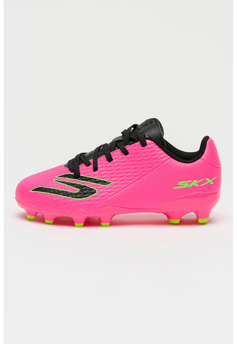 Skechers Pantofi pentru fotbal Jr Crib - Negru/Fucsia/Verde neon