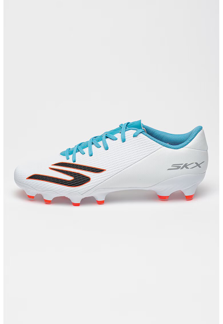 Skechers Pantofi Skx 2 Academy cu crampoane pentru fotbal - Albastru pastel/Negru stins/Alb optic