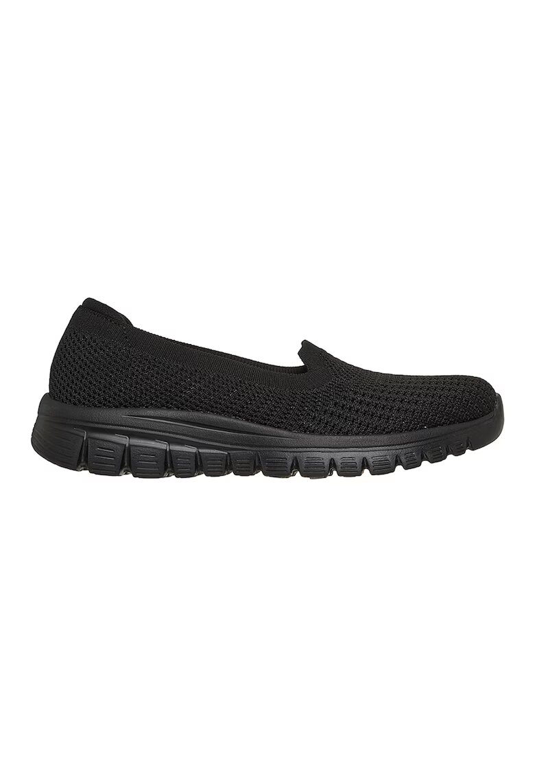 Skechers Pantofi slip-on cu aspect tricotat Graceful - Negru