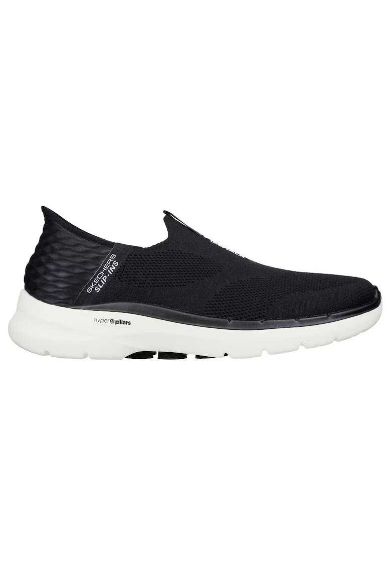 Skechers Pantofi sport barbati Slip Ins Go Walk 6 Easy On - Negru - Negru