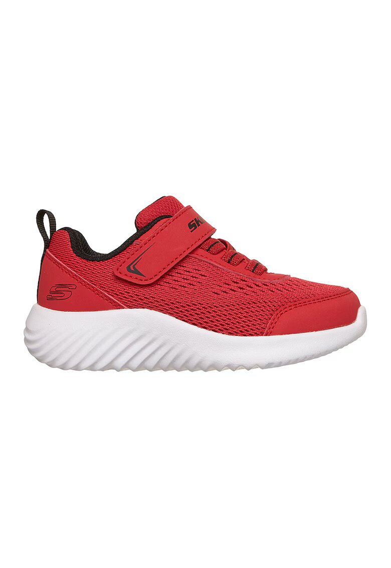 Skechers Pantofi sport Bouder-Quantarun din material textil cu velcro - Rosu