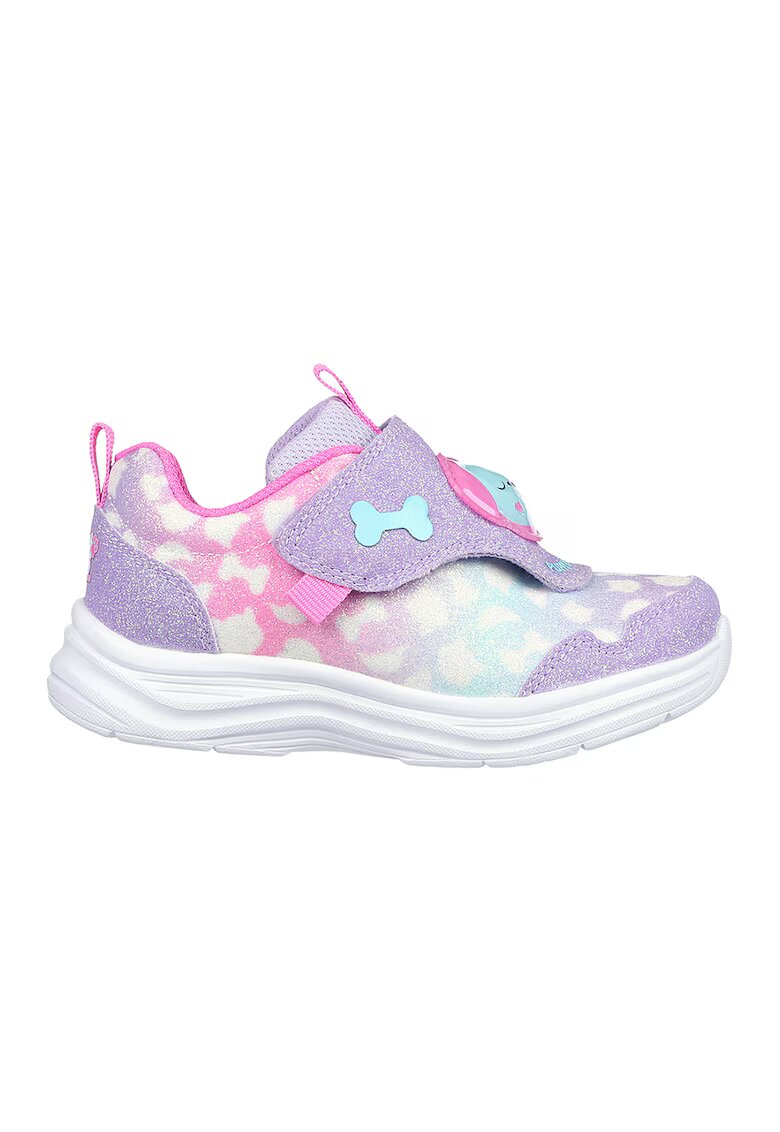 Skechers Pantofi sport cu aspect stralucitor Glimmer Kicks - Lila/Roz