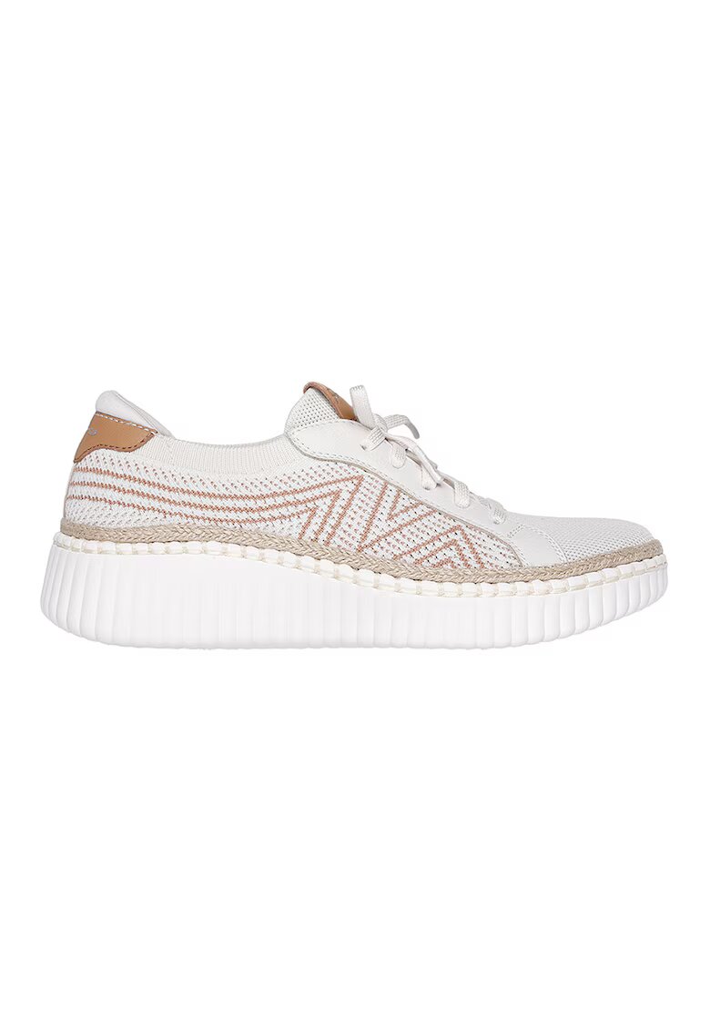 Skechers Pantofi sport cu aspect tricotat Wilshire Bellevue - Alb murdar/Bej deschis