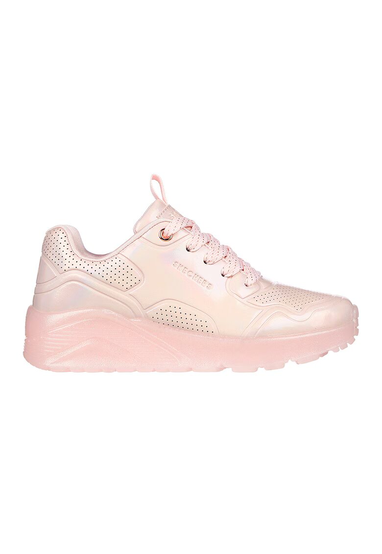 Skechers Pantofi sport cu perforatii discrete Prism Luxe - Roz deschis