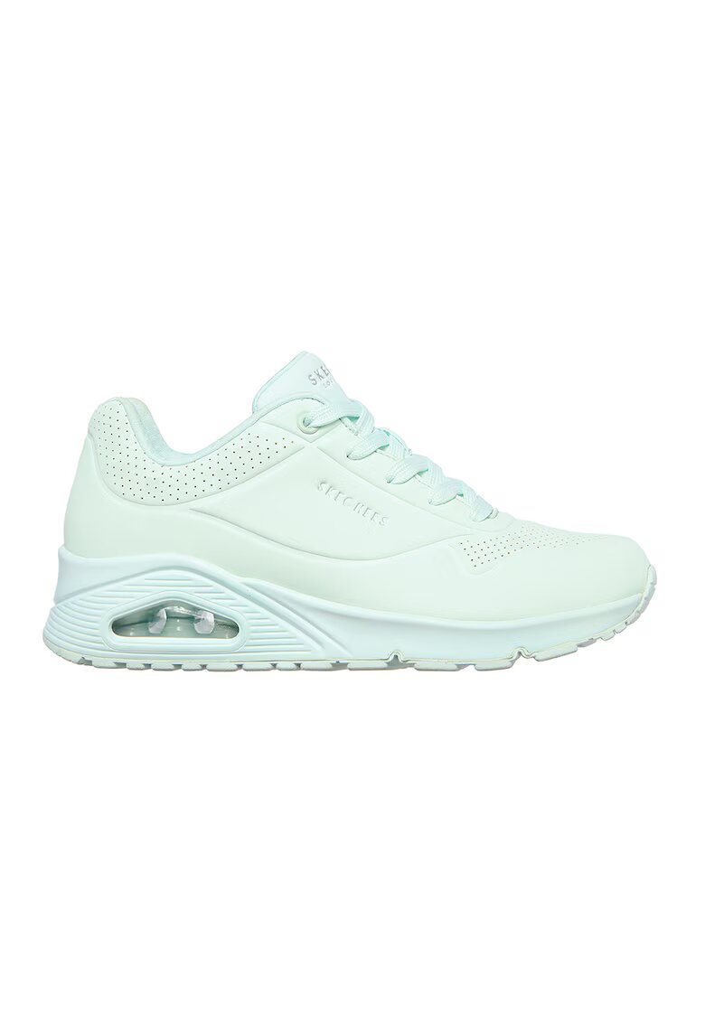 Skechers Pantofi sport cu talpa wedge ascunsa Uno Frosty Kicks - Verde menta