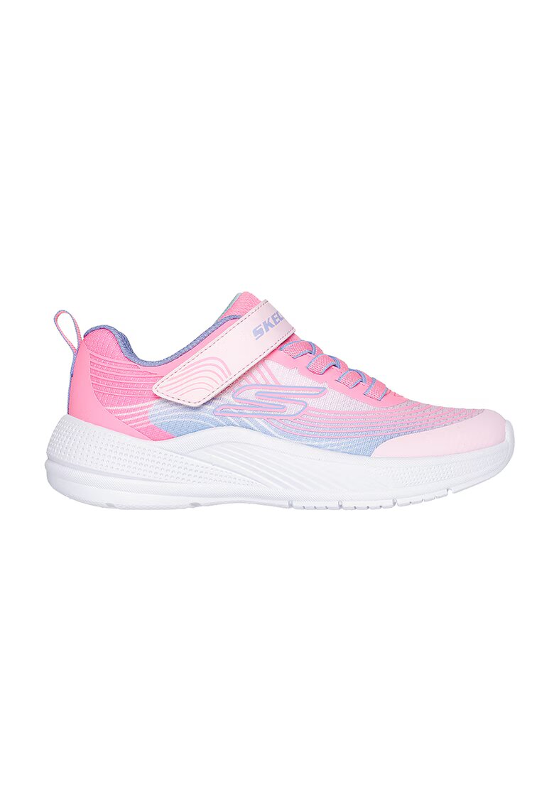 Skechers Pantofi sport cu velcro Microspec Advance - Lila/Roz