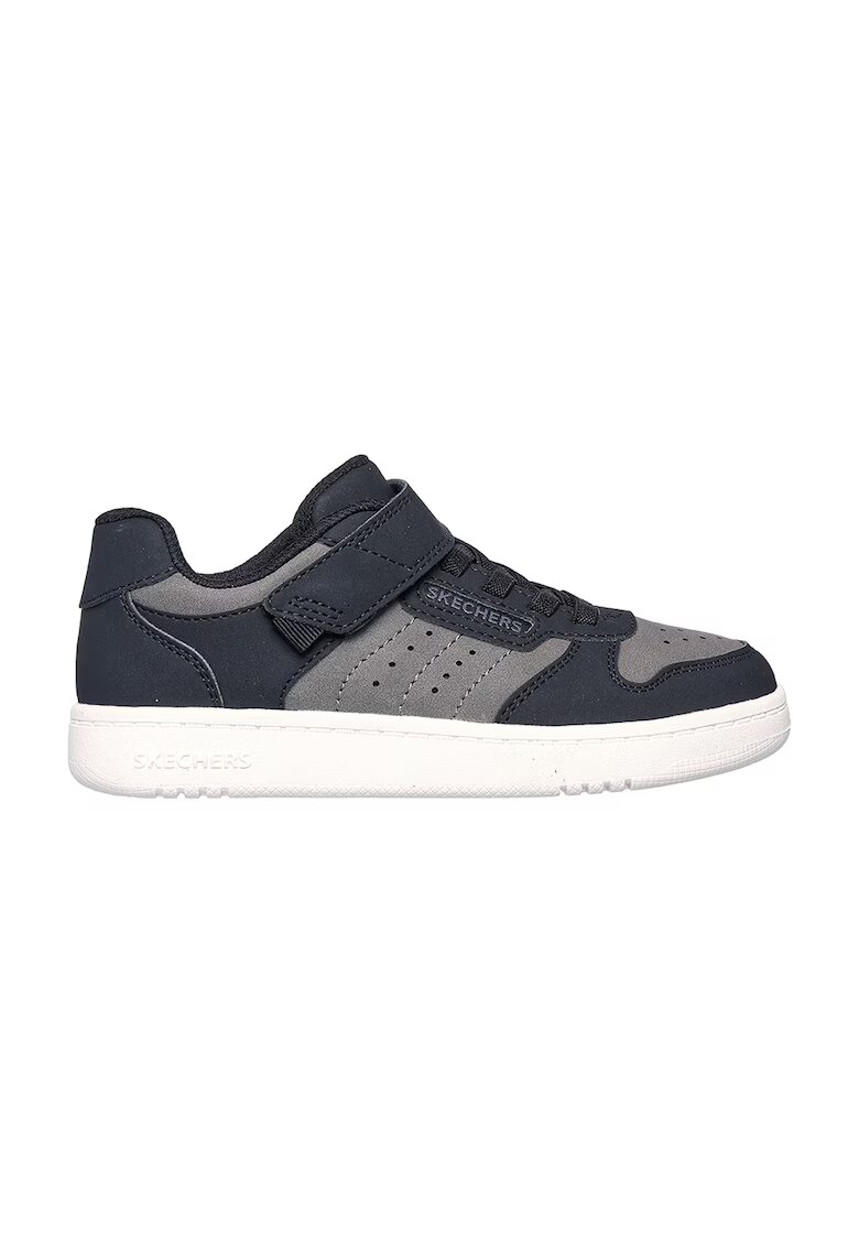 Skechers Pantofi sport cu velcro Quick Street - Negru/Maro taupe