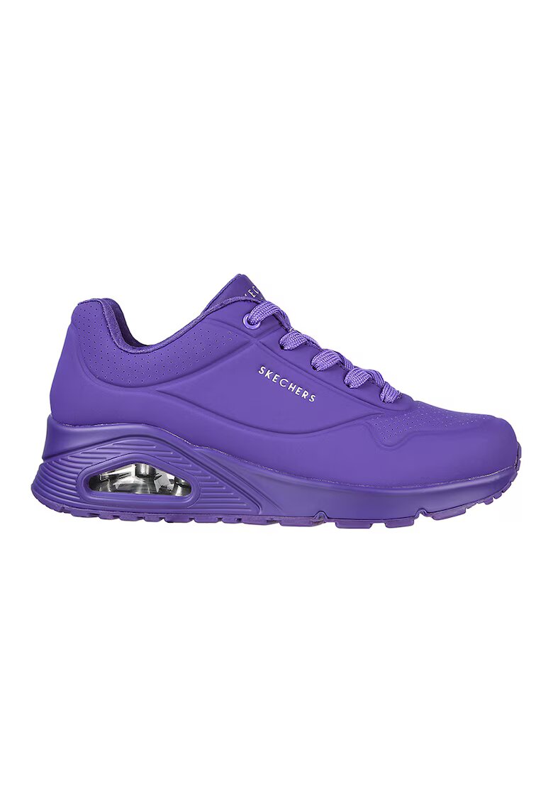Skechers Pantofi sport de piele ecologica Uno-Night - Ametist