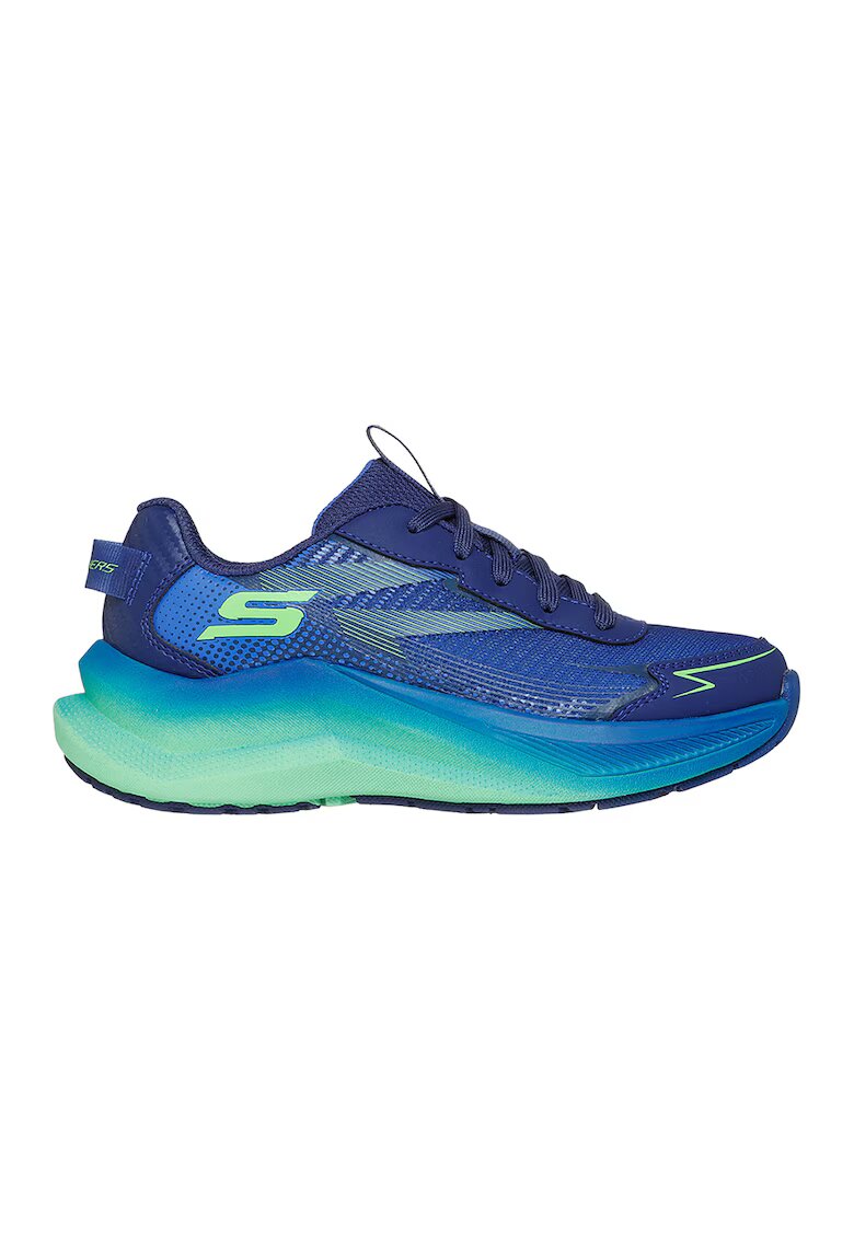 Skechers Pantofi sport din material textil cu garnituri din material sintetic Max Cushioning Ascender - Verde deschis/Albastru