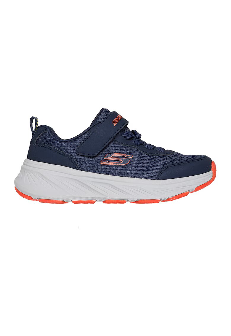 Skechers Pantofi sport Edgeride din plasa cu inchidere velcro - Portocaliu/Albastru inchis