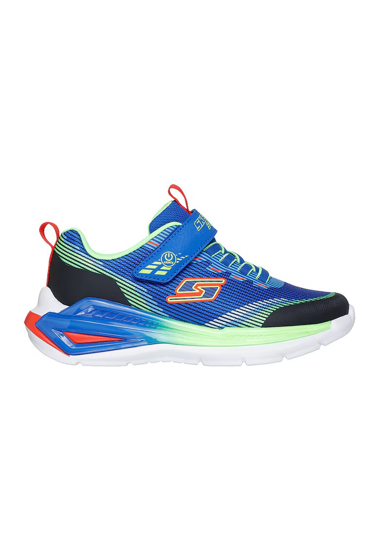 Skechers Pantofi sport Lights-Tri cu logo - Turcoaz
