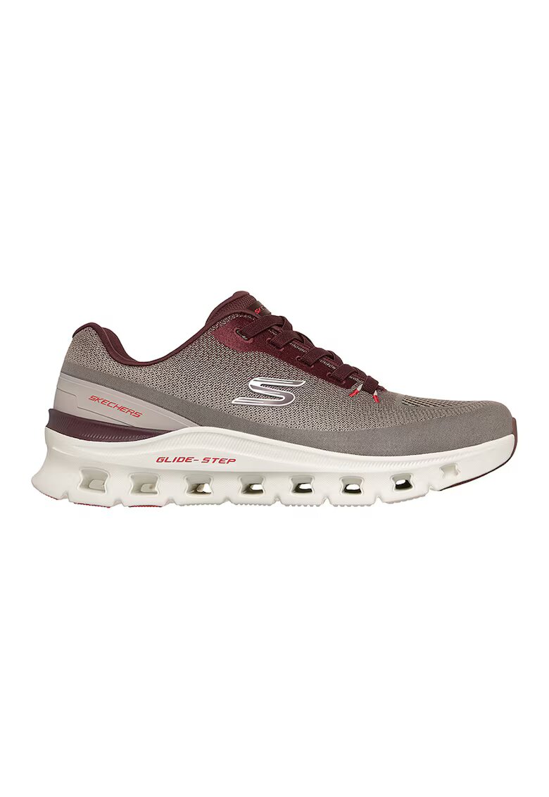Skechers Pantofi sport low-cut Glide-Step Pro Waverra - Visiniu/Maro taupe deschis