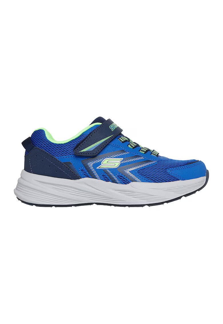 Skechers Pantofi sport Microspec Tread din plasa cu garnituri sintetice - Turcoaz/Verde lime