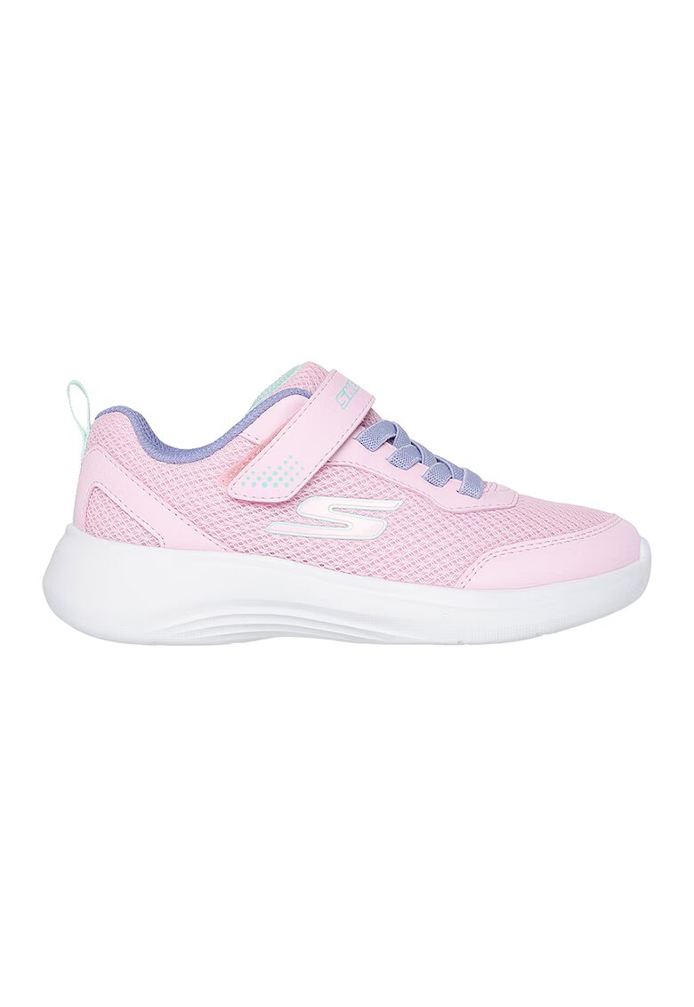 Skechers Pantofi sport Selectors - Reset Achieved cu velcro - Violet/Roz pastel/Alb optic