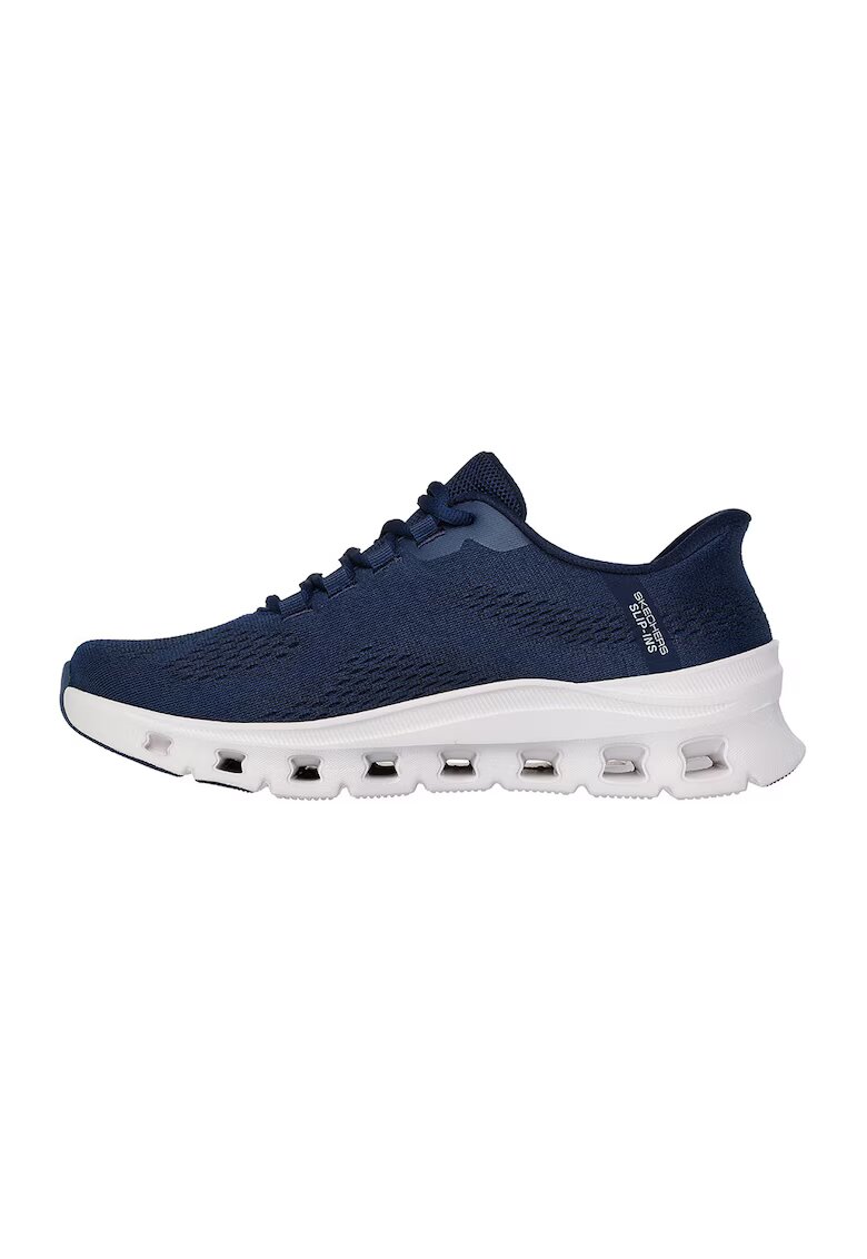 Skechers Pantofi sport slip-on din material textil Glide-Step Pro - Bleumarin