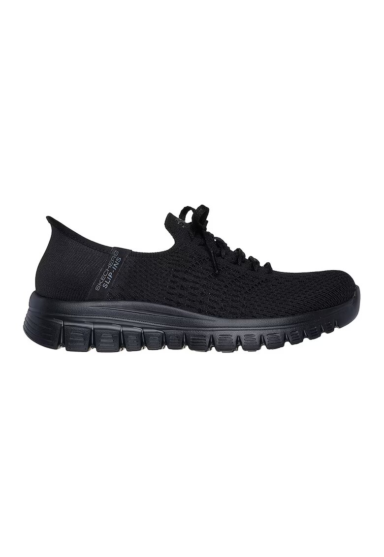 Skechers Pantofi sport slip-on Graceful - Negru
