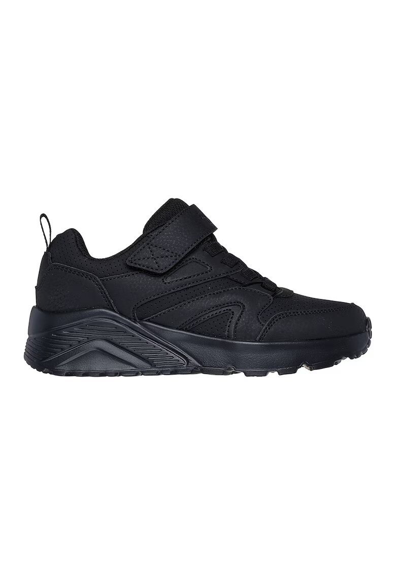 Skechers Pantofi sport Uno Lite de piele ecologica cu velcro - Negru
